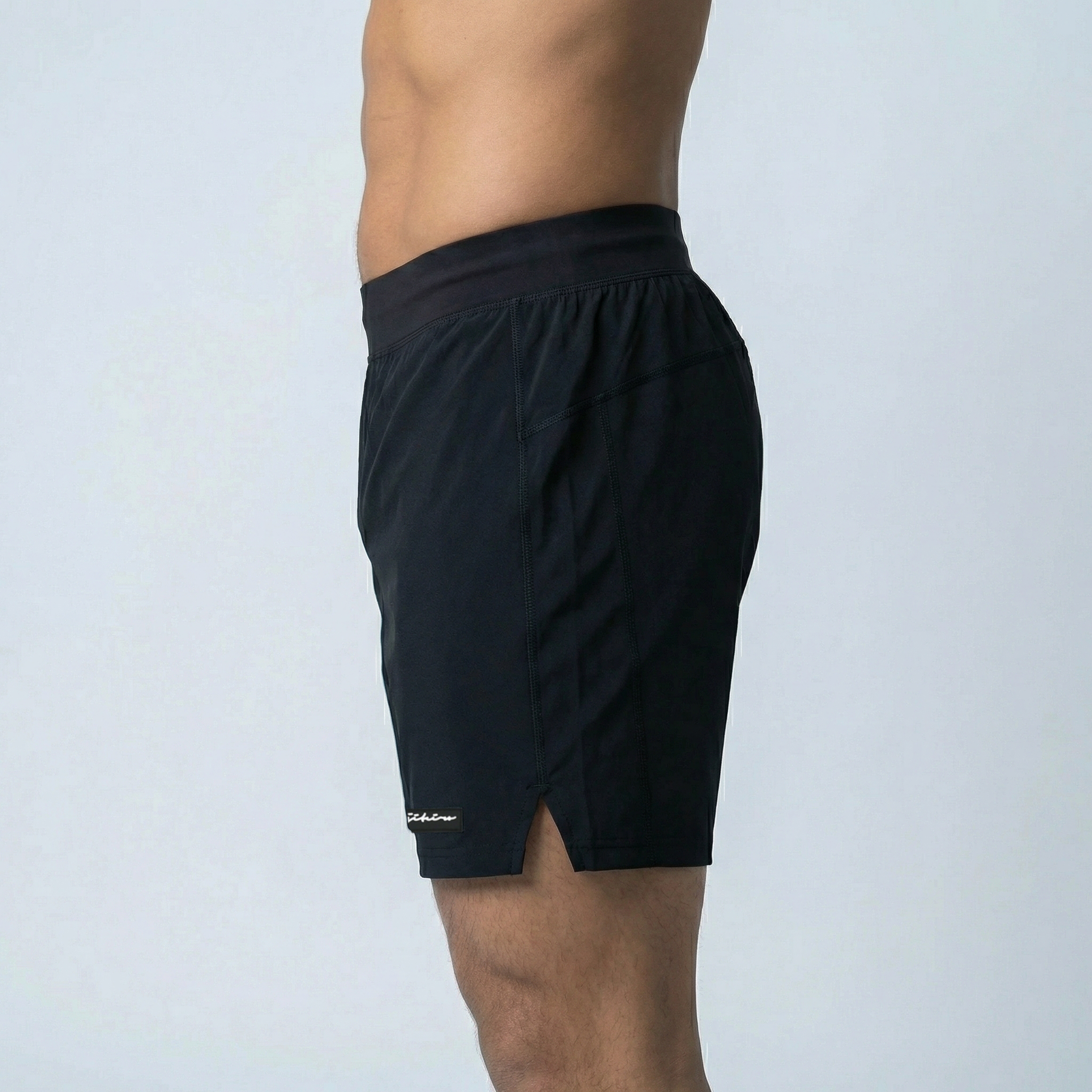 Jiujiteiro Pro Midweight NO-GI Shorts Black – Grappling shorts product view