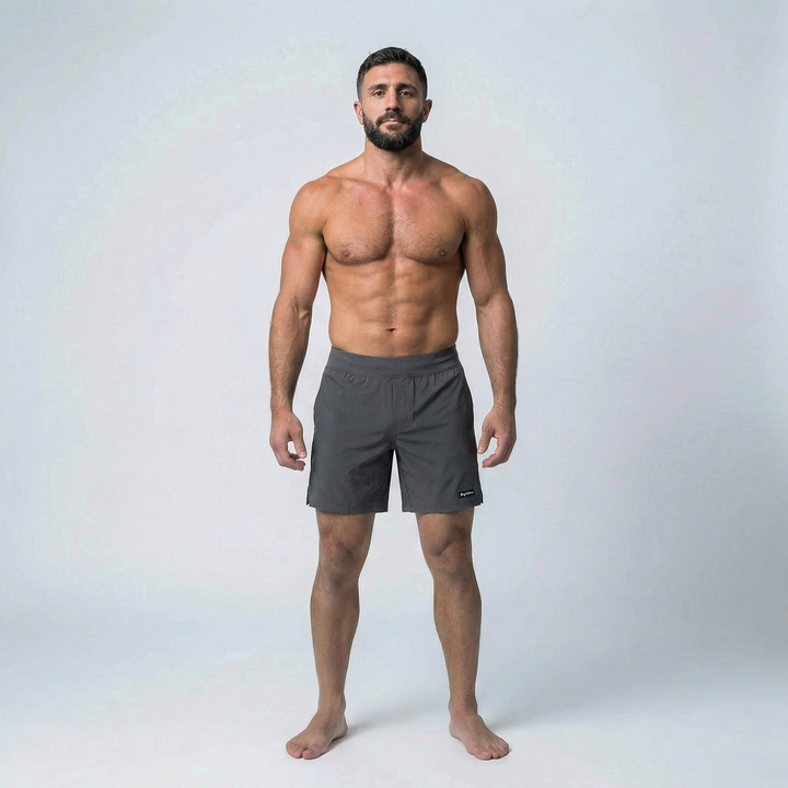 PRO MIDWEIGHT NO-GI SHORTS GRAY