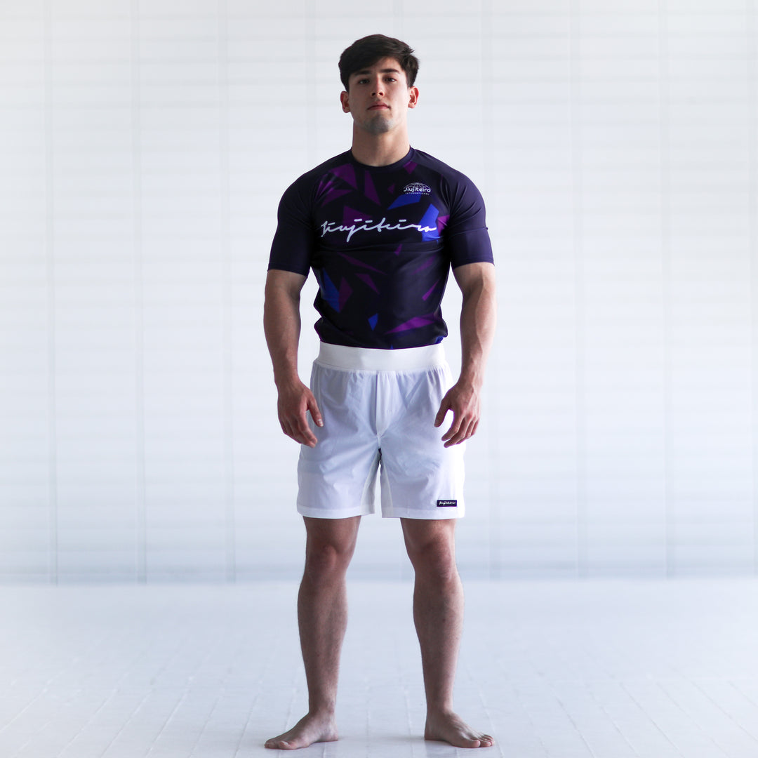 PURPLE VECTOR PRO HALF SLEEVE RASHGUARD