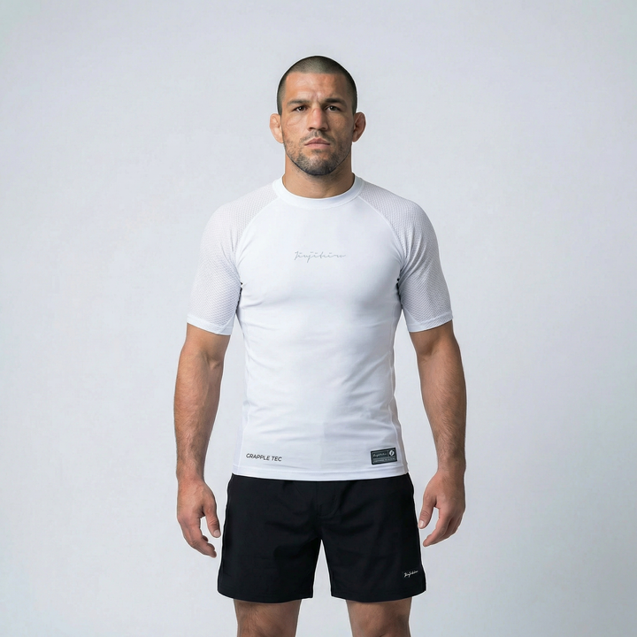 PRO RANKED RASHGUARD WHITE