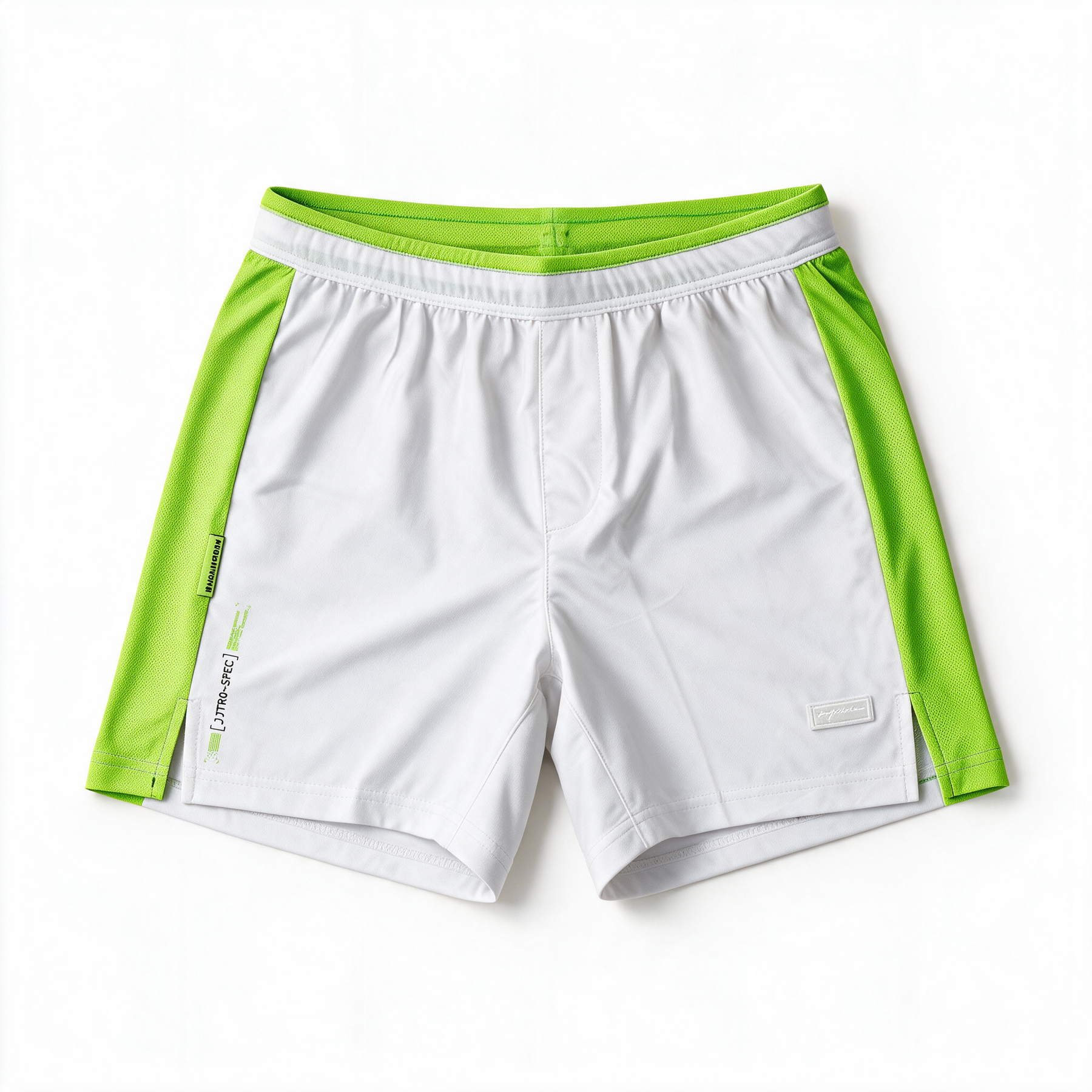 Pulse Grapple Short White Neon front