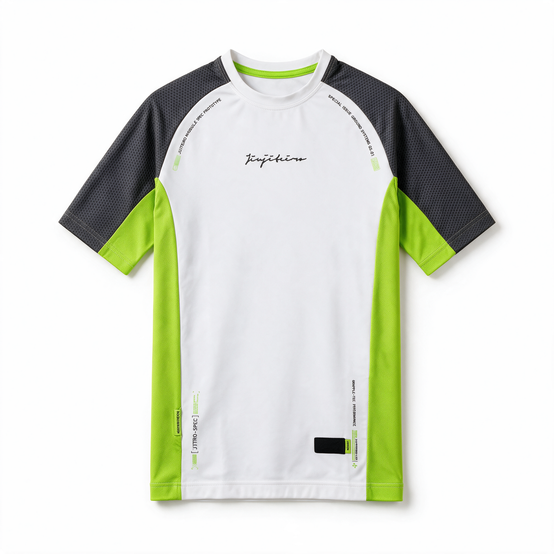 Pulse Rashguard White Neon front