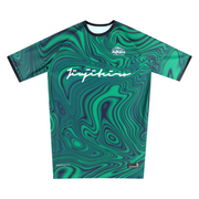 Ripple Green Pro Half Sleeve Rashguard