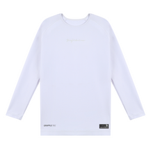 Load image into Gallery viewer, STEALTH PRO LONG SLEEVE RASHGUARD WHITE