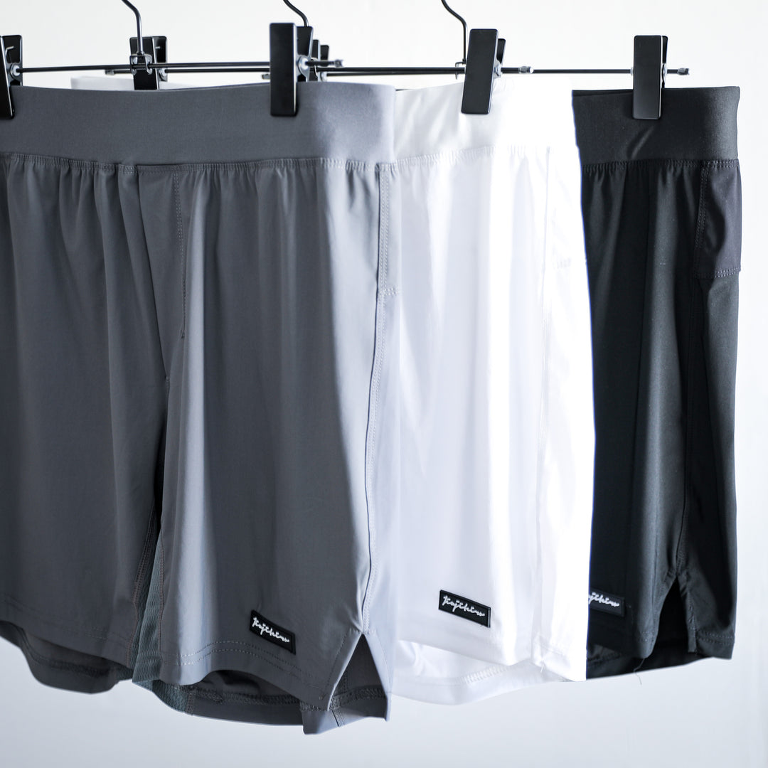 PRO MIDWEIGHT NO-GI SHORTS WHITE