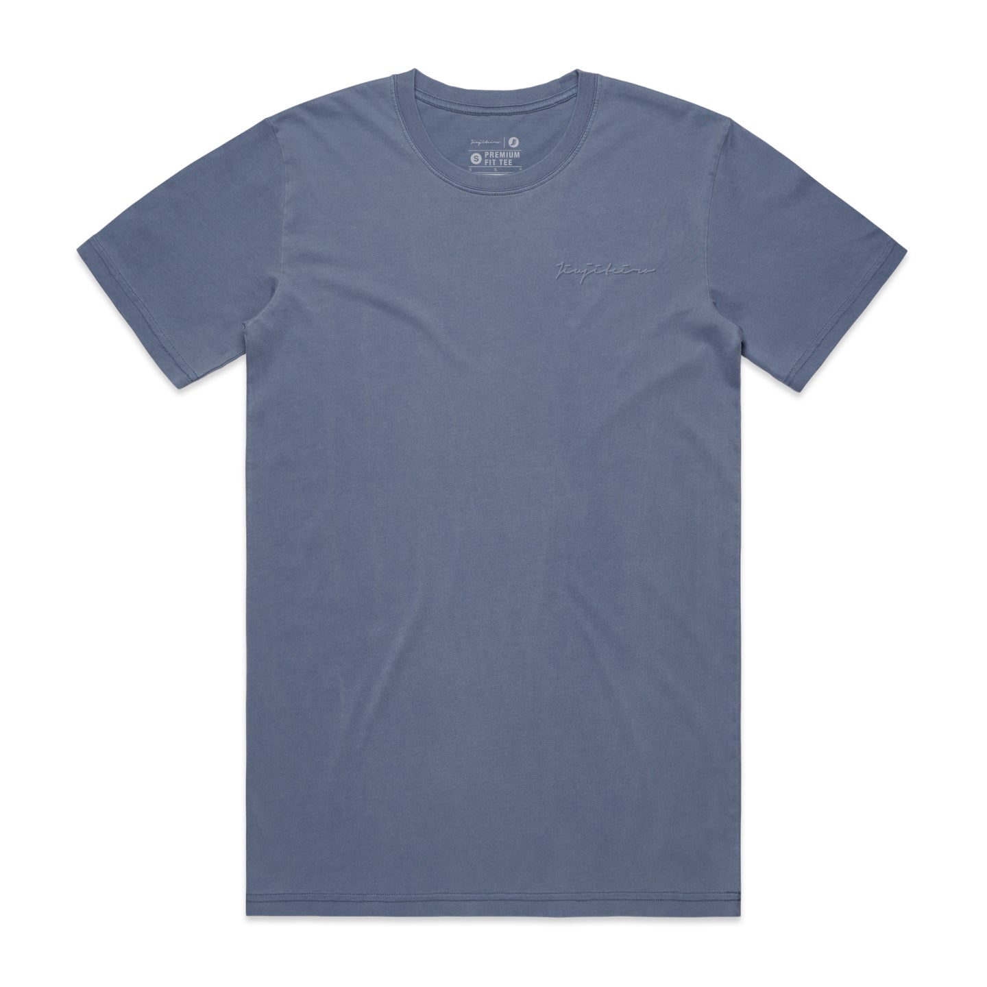 EMBROIDERED VINTAGE TEE BLUE