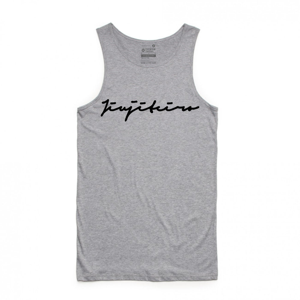 Jiujiteiro Jiujiteiro Core Tank Heather Gray – BJJ tank top, training tank