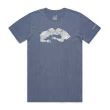 Load image into Gallery viewer, &quot;GRAPPLER&quot; TEE FADED BLUE