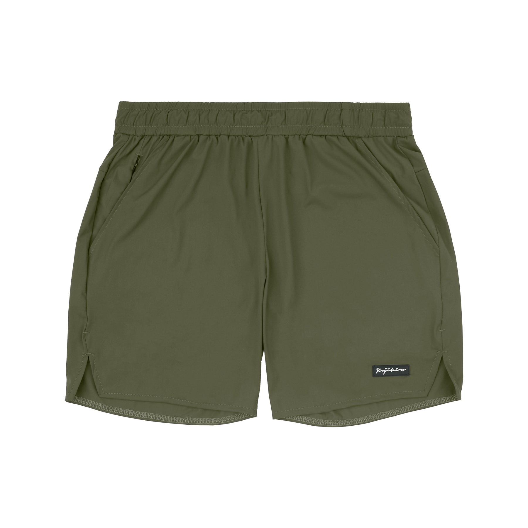 Jiujiteiro Flex Shorts Olive – BJJ lifestyle shorts, training shorts