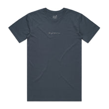 Load image into Gallery viewer, PRO SIGNATURE HEAVYWEIGHT EMBROIDERED TEE PETROL BLUE