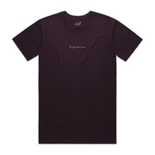 Load image into Gallery viewer, PRO SIGNATURE HEAVYWEIGHT EMBROIDERED TEE PLUM