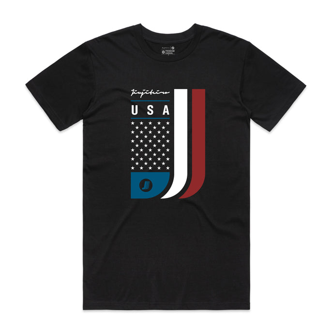 USA TEE BLACK