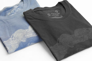 "GRAPPLER" TEE FADED BLUE