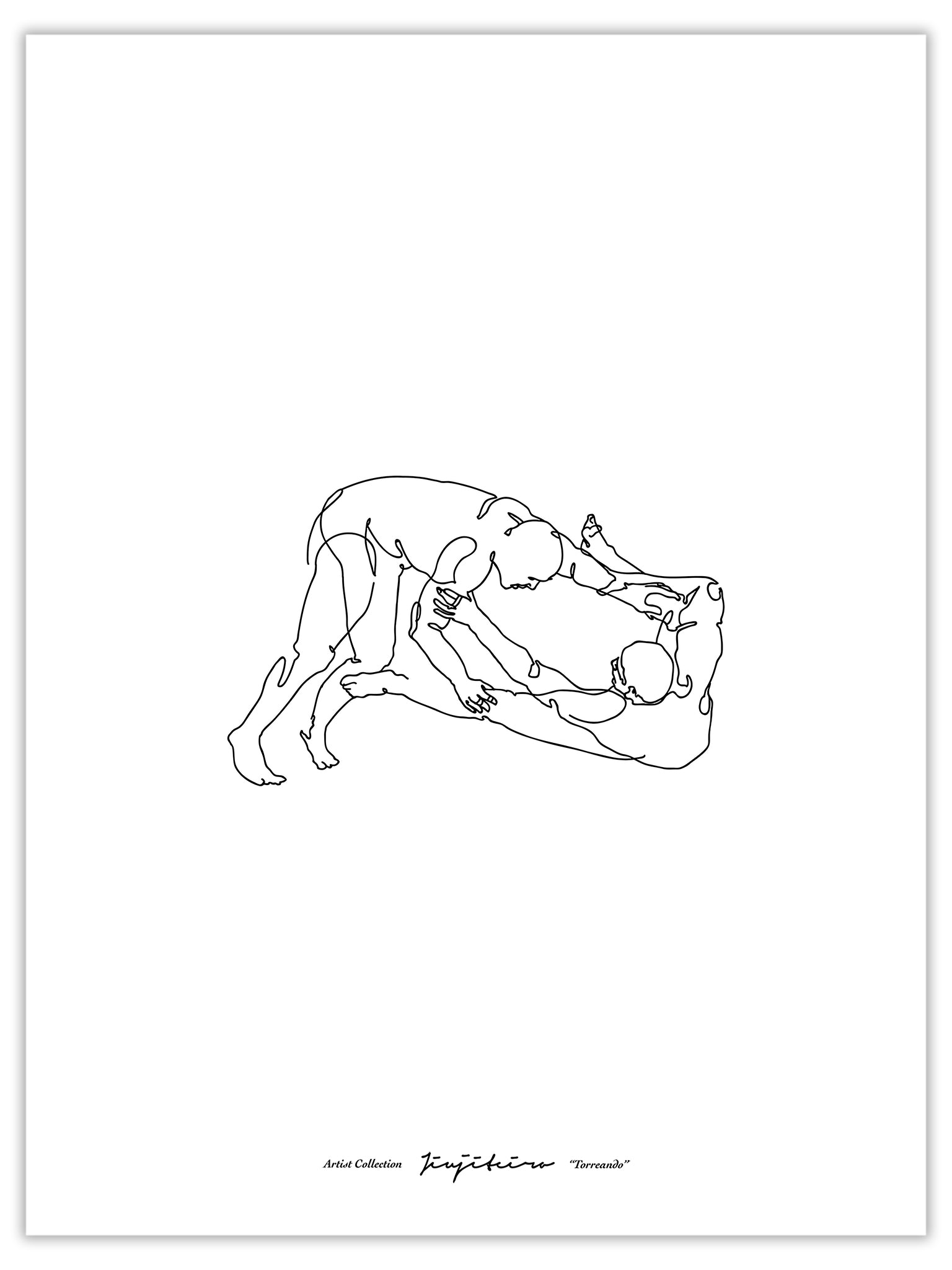 Jiujiteiro Artist Collection Series - "Torreando" Poster – BJJ accessory, jiu jitsu gear