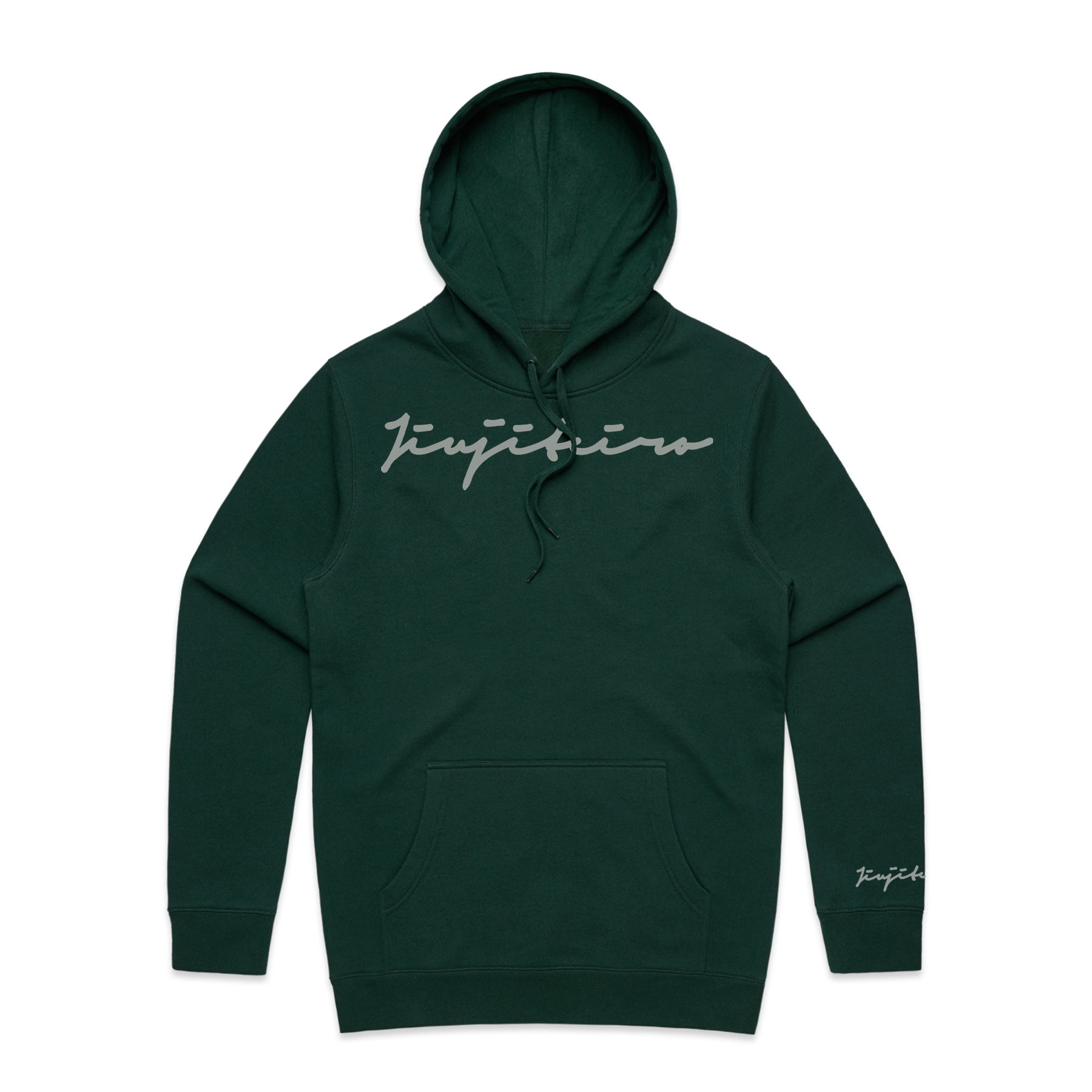 Jiujiteiro Core Signature Hoodie Forest Green – BJJ lifestyle outerwear