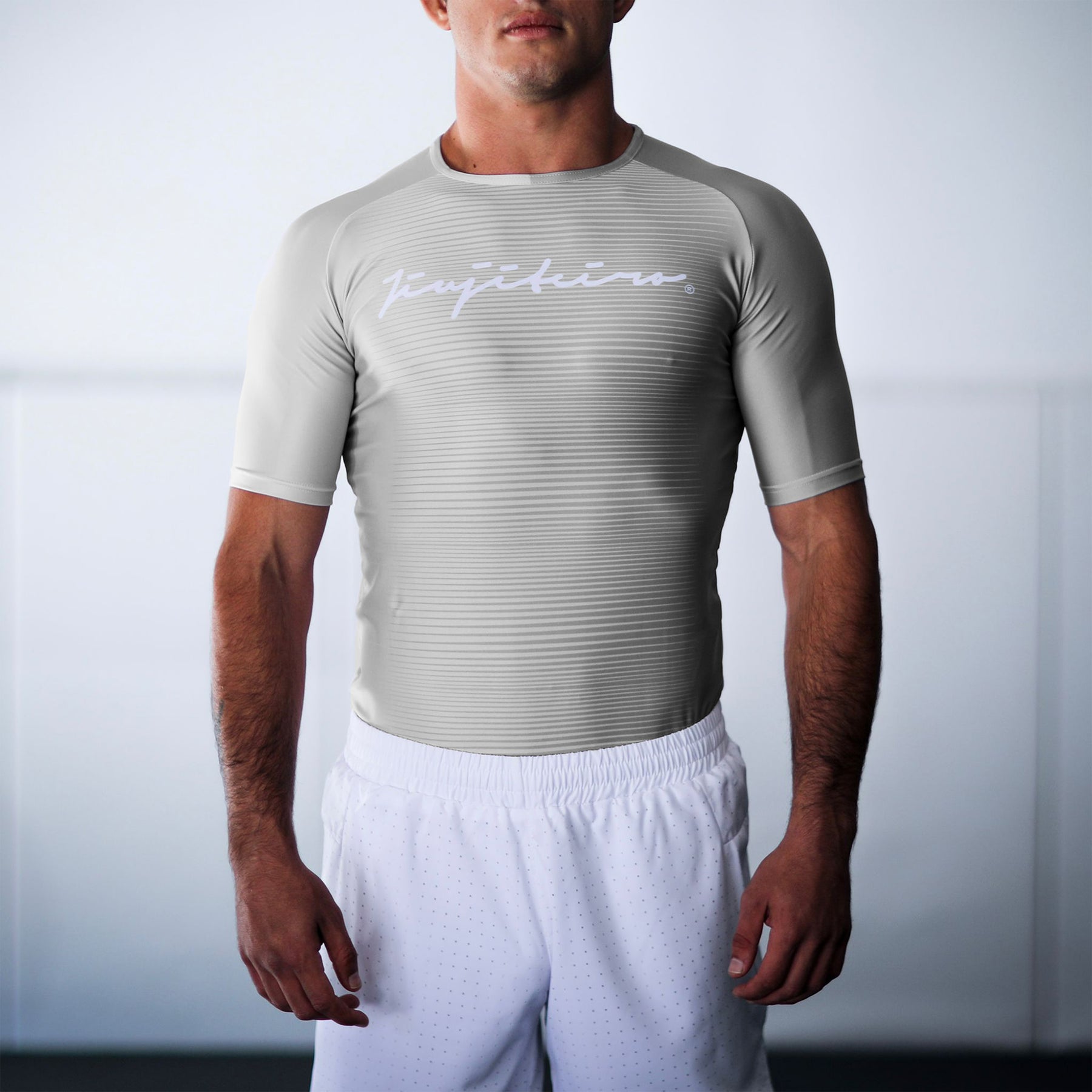 Jiujiteiro Sandstone Pro Half Sleeve Rashguard – Grappling rashguard product view