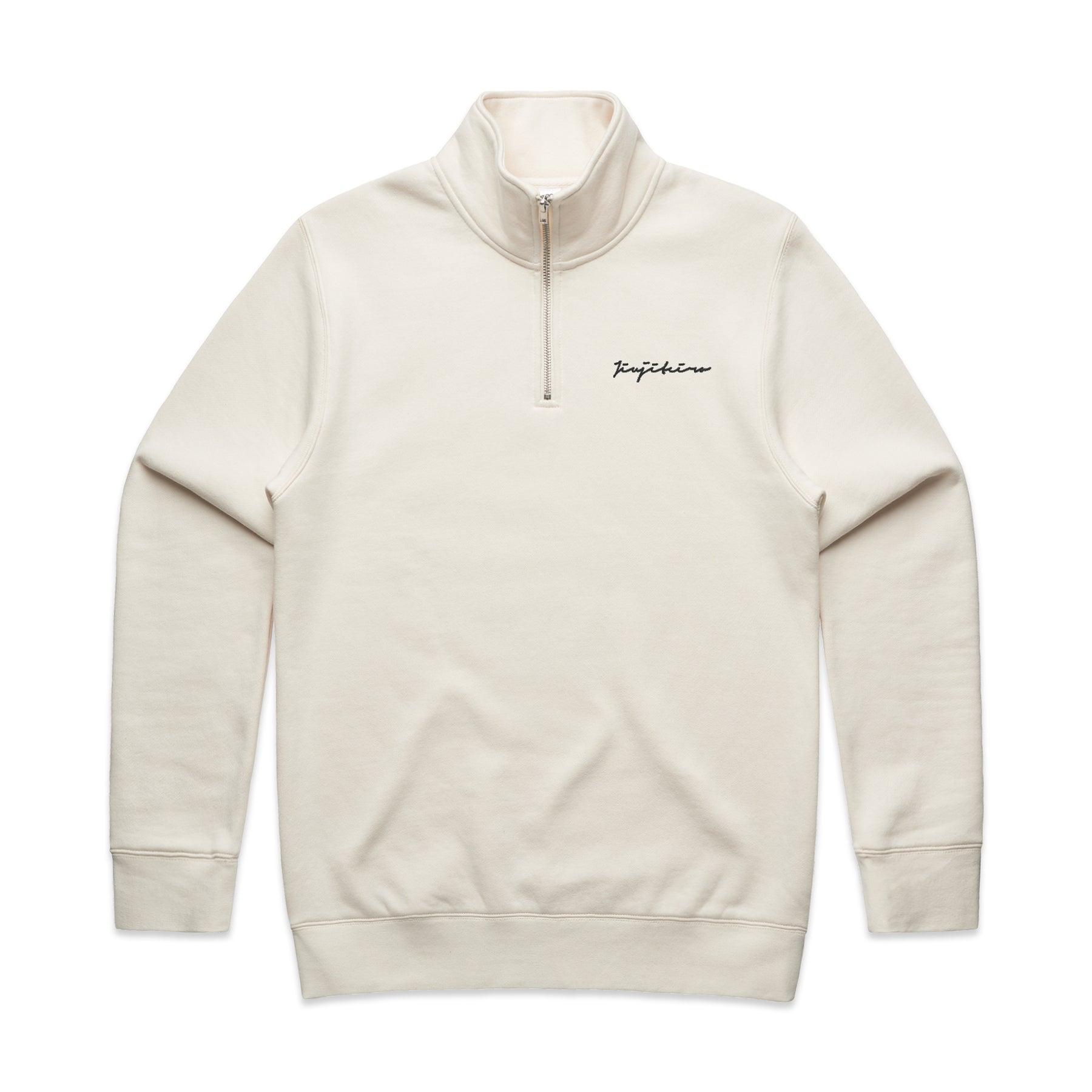 Jiujiteiro 1/2-Zip Pullover Natural – BJJ lifestyle outerwear