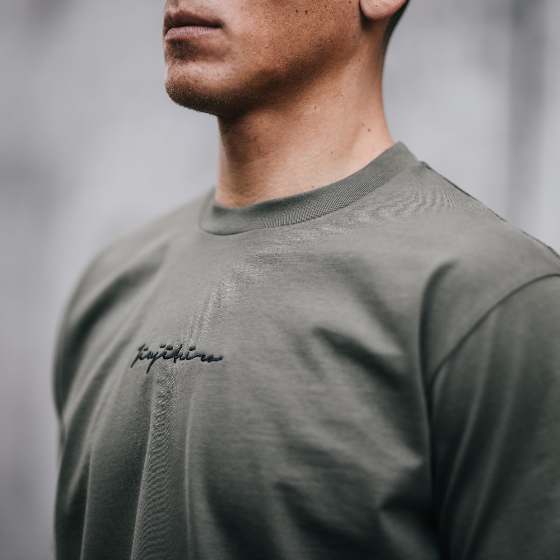Pro Signature Heavyweight Embroidered Tee Olive
