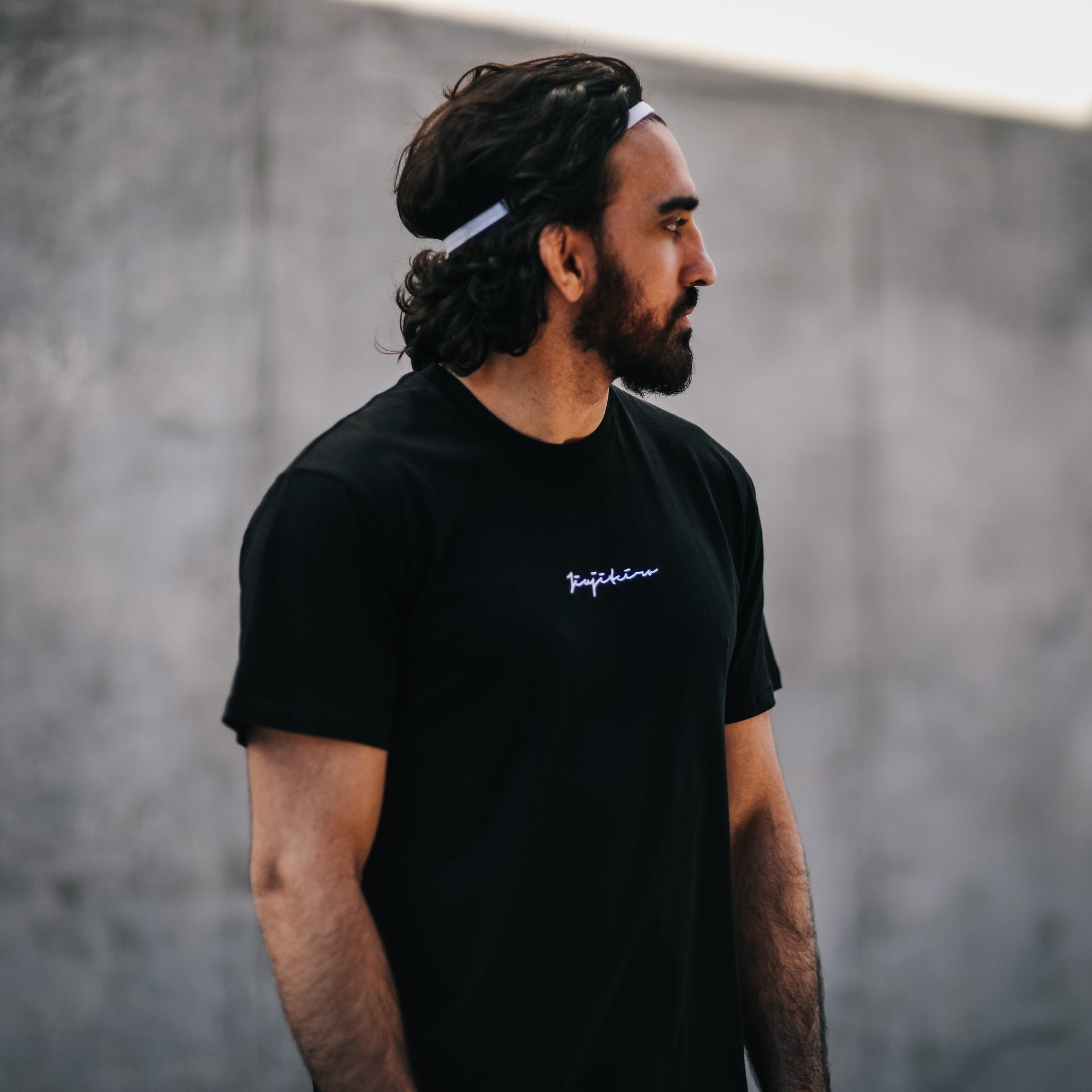 Jiujiteiro Pro Signature Heavyweight Embroidered Tee Black – BJJ lifestyle tee