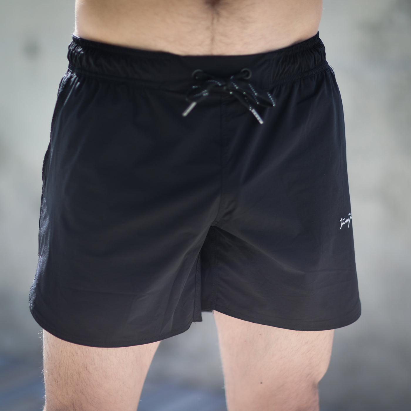 Jiujiteiro Pro Workout Shorts Black – Lifestyle shorts product view