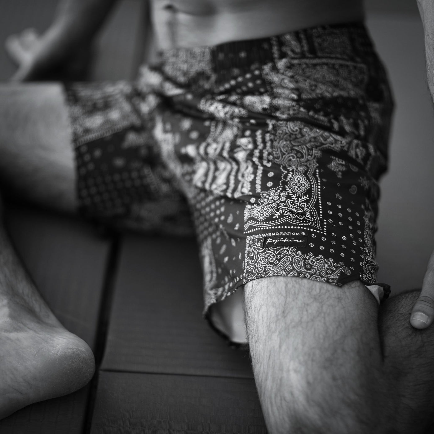 Jiujiteiro X-Train NO-GI Shorts Paisley – Grappling shorts product view