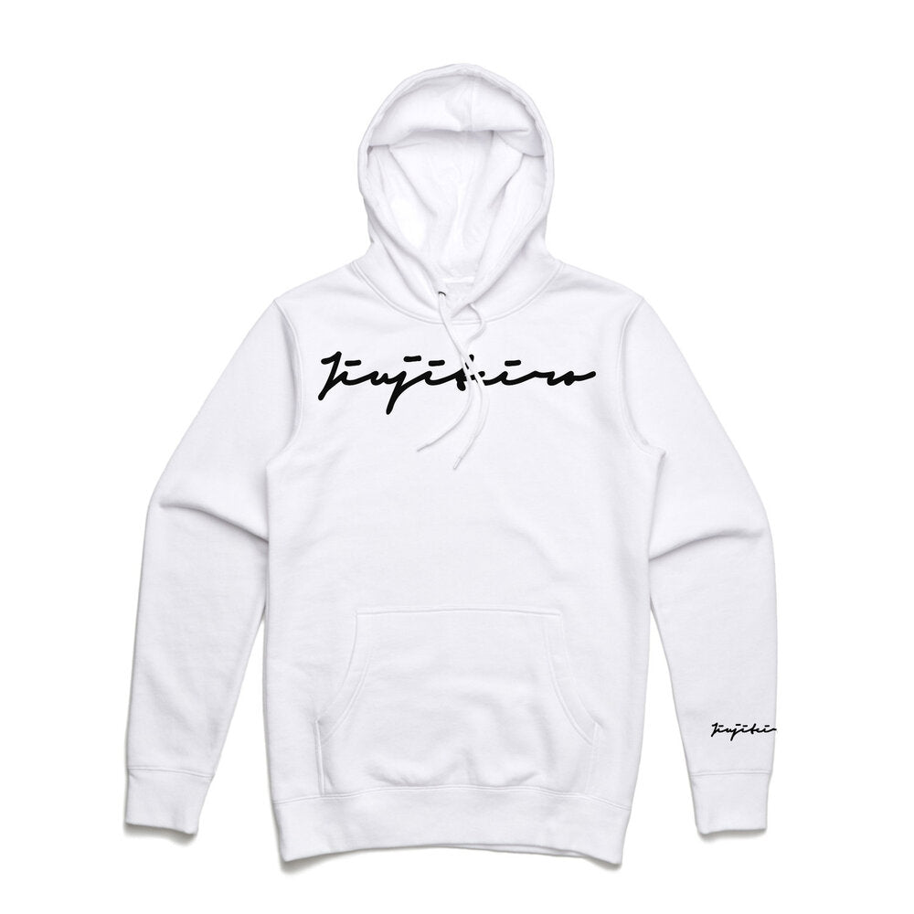 Core Signature Hoodie White